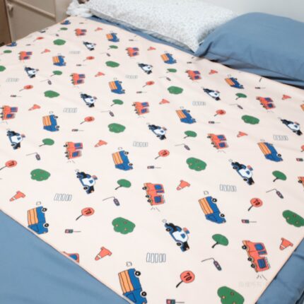 Lalife 小小駕駛員｜兒童房愛用可愛防水保潔墊