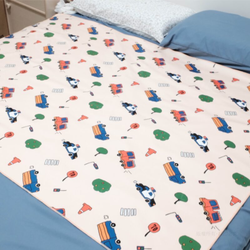 Lalife 小小駕駛員｜兒童房愛用可愛防水保潔墊