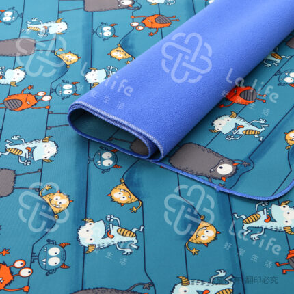 藍色小怪物探險隊｜質感繽紛活力生理墊