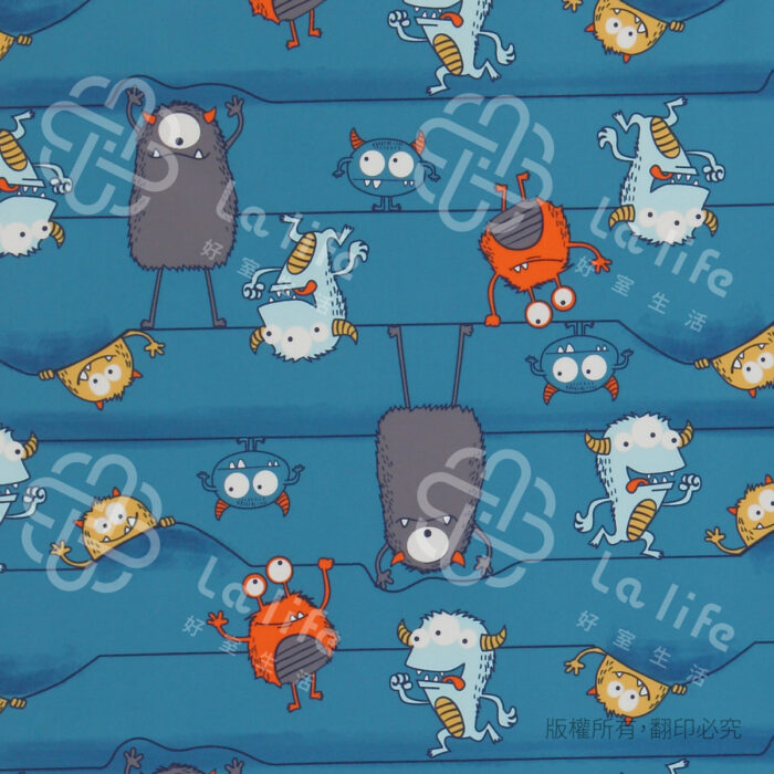 藍色小怪物探險隊｜繽紛活力婦幼防水保潔墊