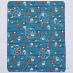 藍色小怪物探險隊｜高品質繽紛活力防水保潔墊