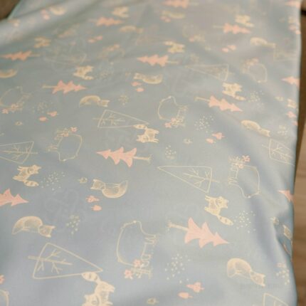 Lalife 浣熊之森｜童趣森林風透氣保潔墊