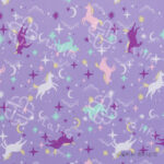 Lalife 紫色夢幻獨角獸｜精選印花防水保潔墊細部照