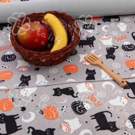 幽靈黑貓嘉年華｜多功能防水野餐墊