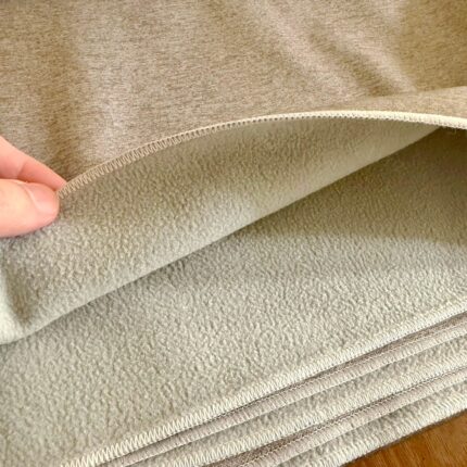 灰度北歐｜質感亞麻紋防水生理保潔墊刷毛