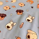 萌犬汪汪集合｜活力天藍兒童防水隔尿墊細部照